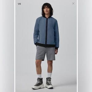 Canada Goose Ozone Blue Faber Bomber Jacket Size L NWT